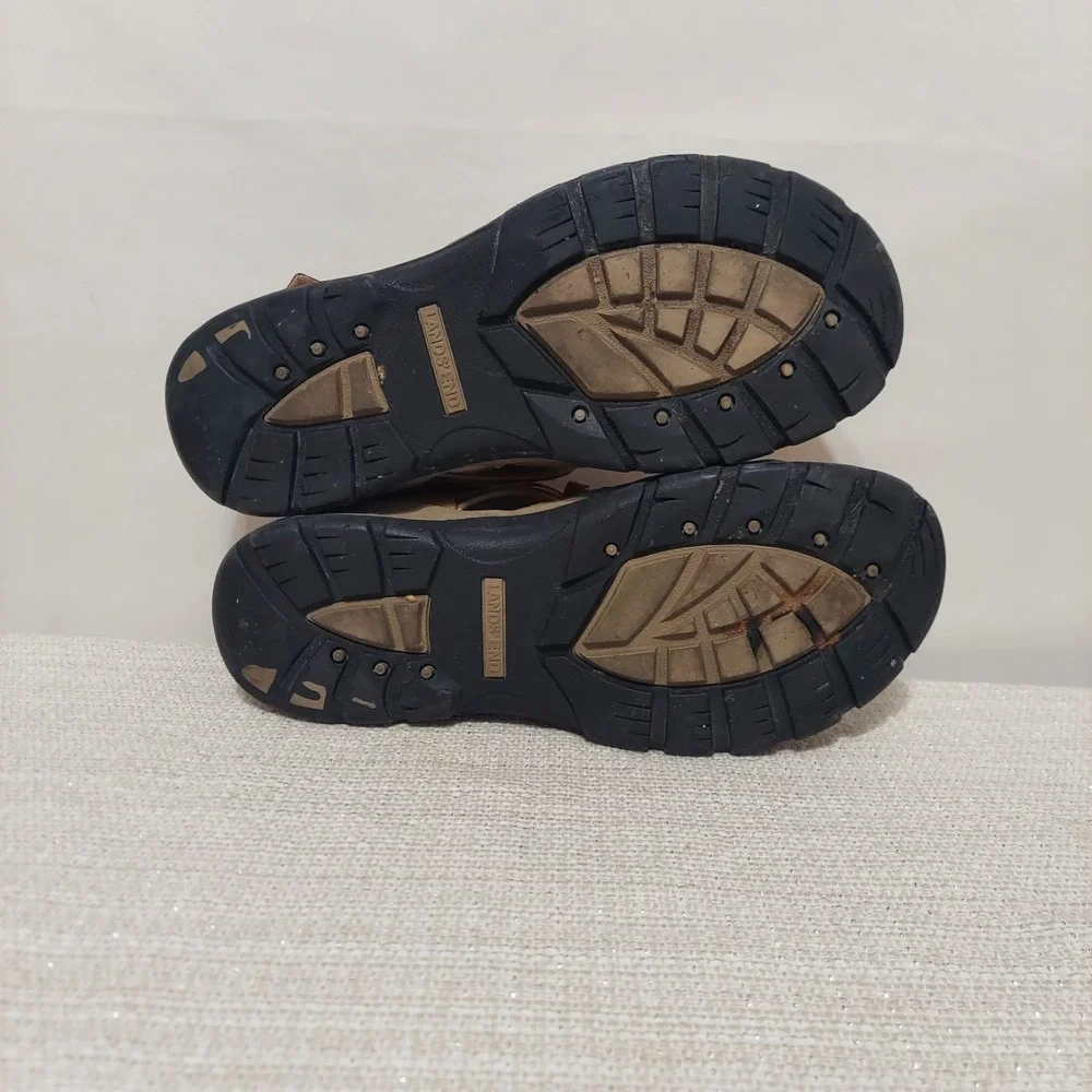LANDS' END Men's Size 8D‎ Trail Sandal w/ Bungee Lace Water hiking sport